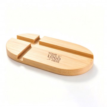 Bamboo Tablet and Phone Holder